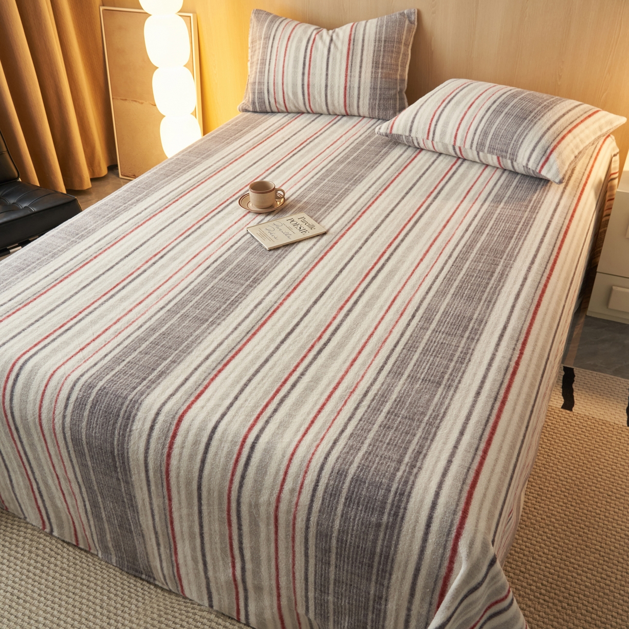 91家纺网 家纺一手货源 找家纺 （总）早晨家纺 2025新款未末款仿羊绒牛奶绒床单