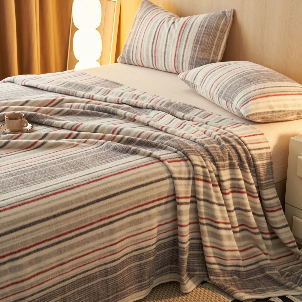 91家纺网 家纺一手货源 找家纺 早晨家纺 2025新款未末款仿羊绒牛奶绒床单 未末-彩纹