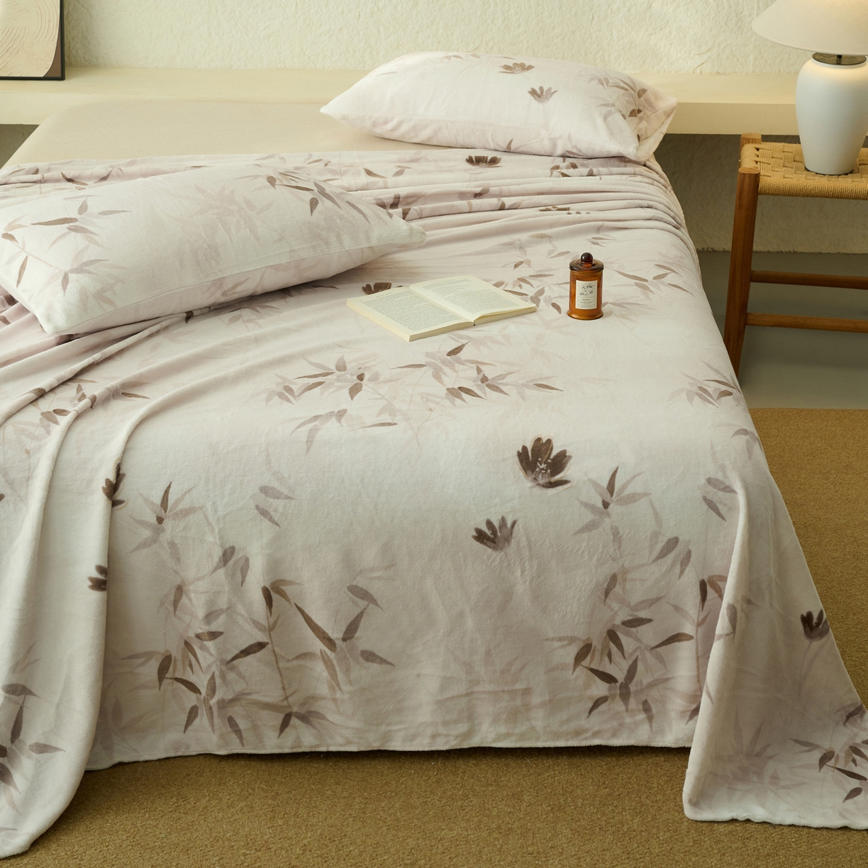 91家纺网 家纺一手货源 找家纺 （总）早晨家纺 2025新款数码印花高克重牛奶单床单