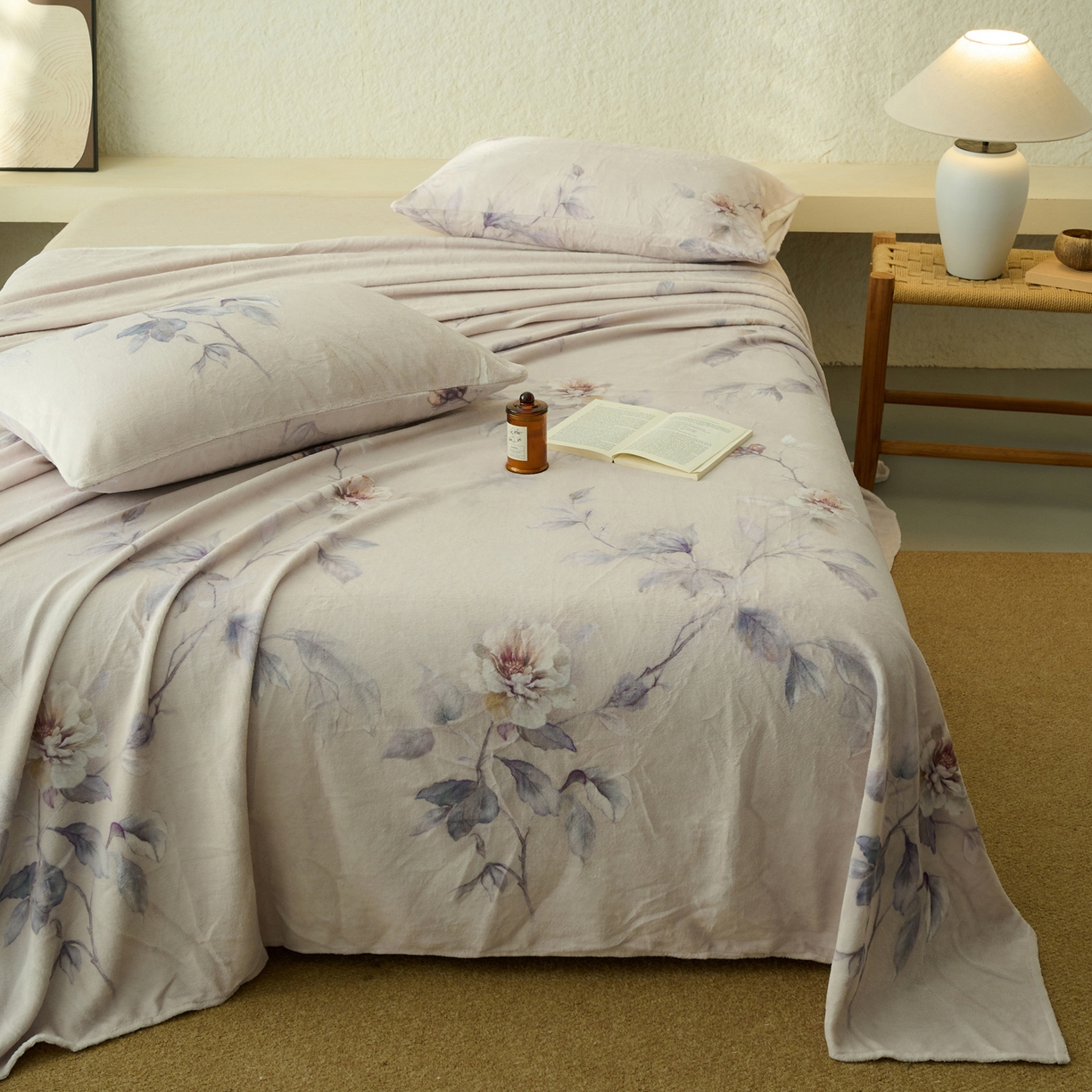 91家纺网 家纺一手货源 找家纺 （总）早晨家纺 2025新款数码印花高克重牛奶单床单