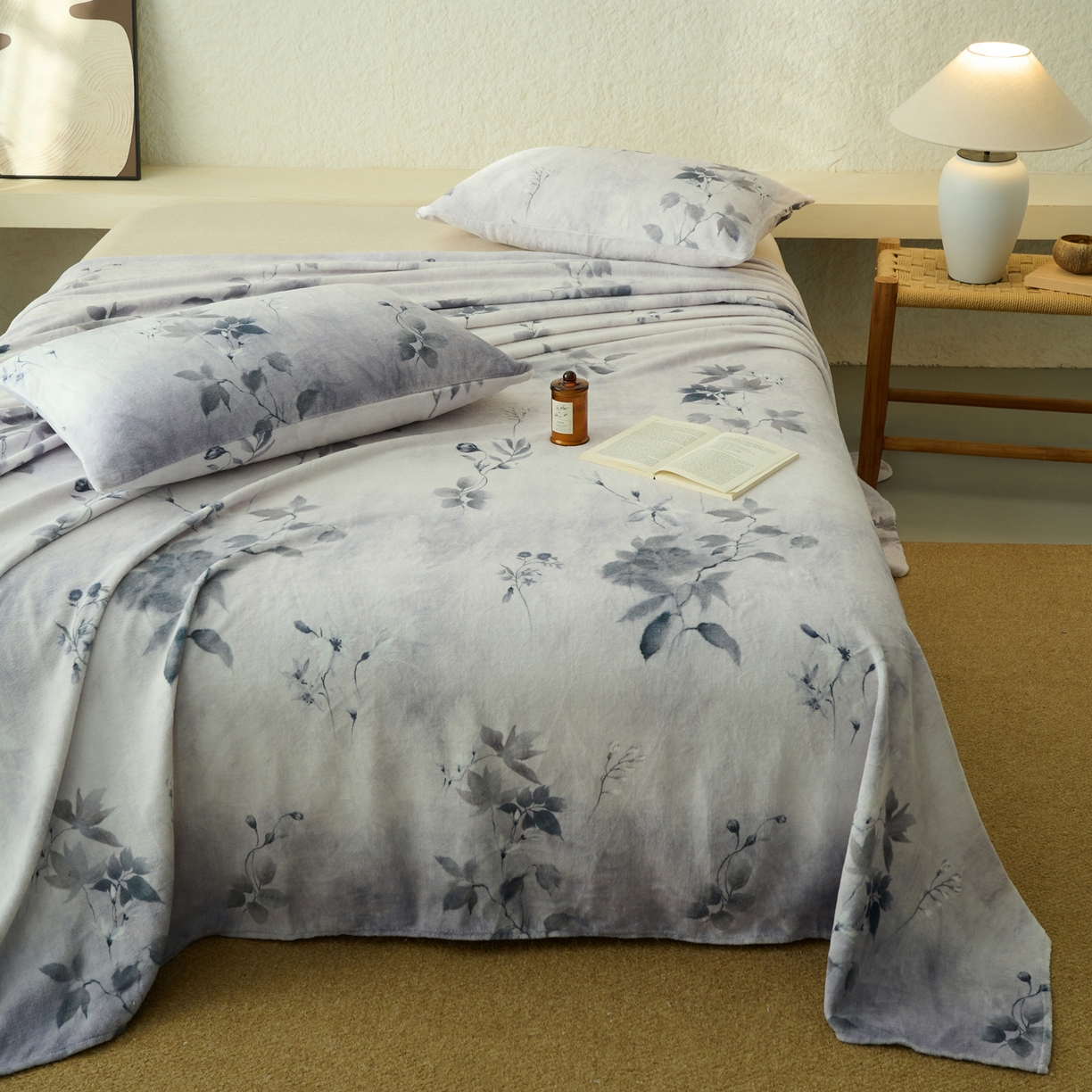 91家纺网 家纺一手货源 找家纺 （总）早晨家纺 2025新款数码印花高克重牛奶单床单