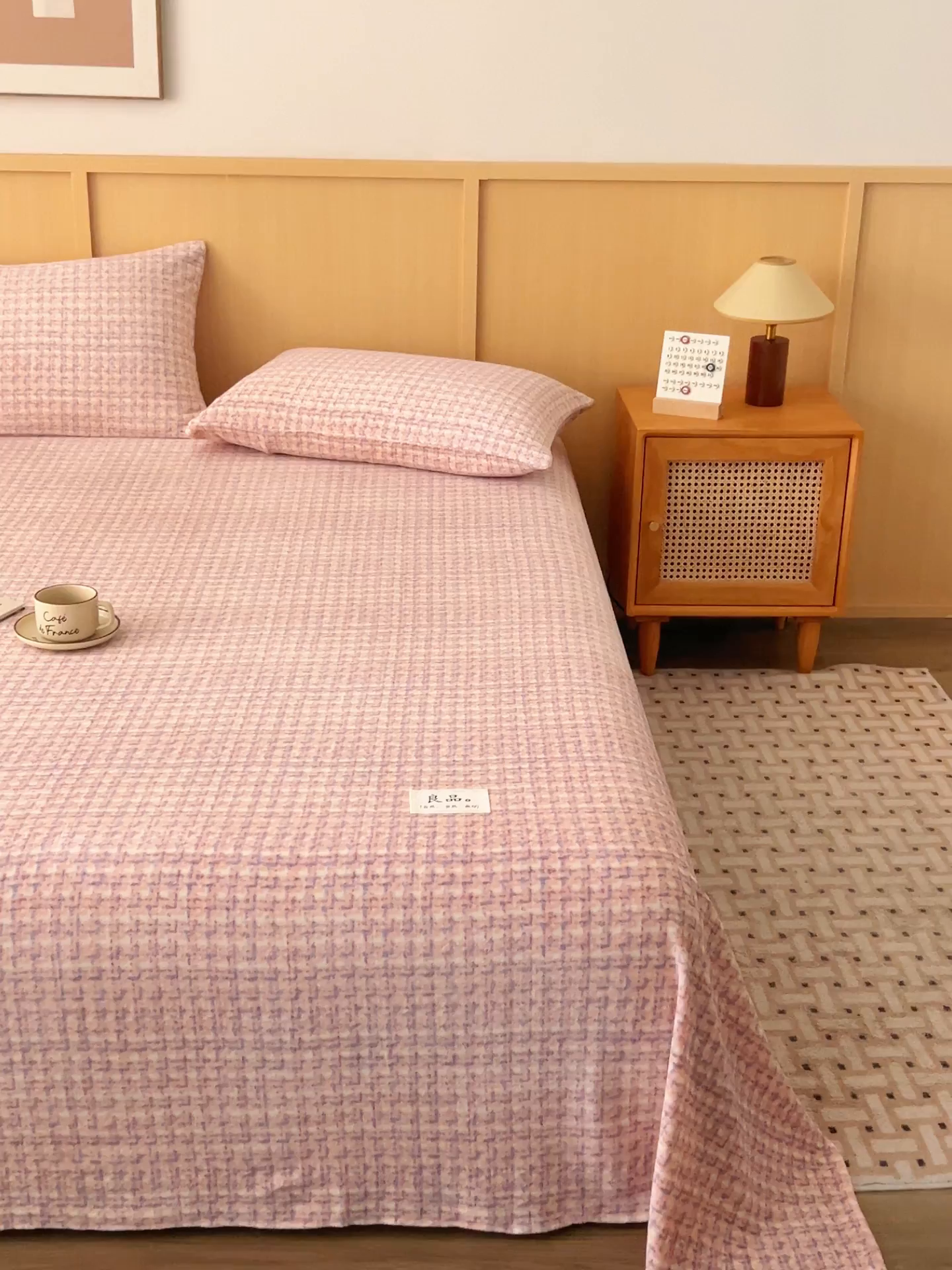 91家纺网 家纺一手货源 找家纺 早晨家纺 2025新款野牧款高克重牛奶绒印花单床单系列 野牧-香风玉