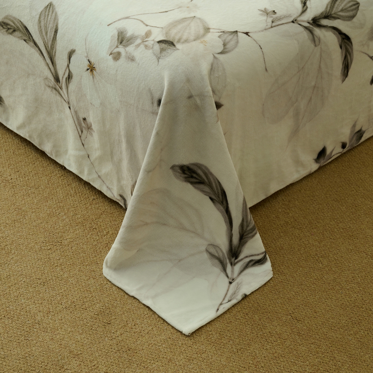 91家纺网 家纺一手货源 找家纺 早晨家纺 2025新款数码印花高克重牛奶单床单 素枝