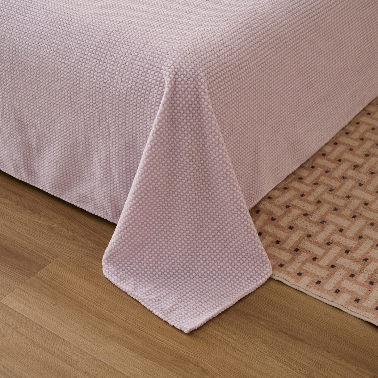 91家纺网 家纺一手货源 找家纺 早晨家纺 2025新款深蓝款高克重牛奶绒阳离子提花单床单系列 深蓝-紫