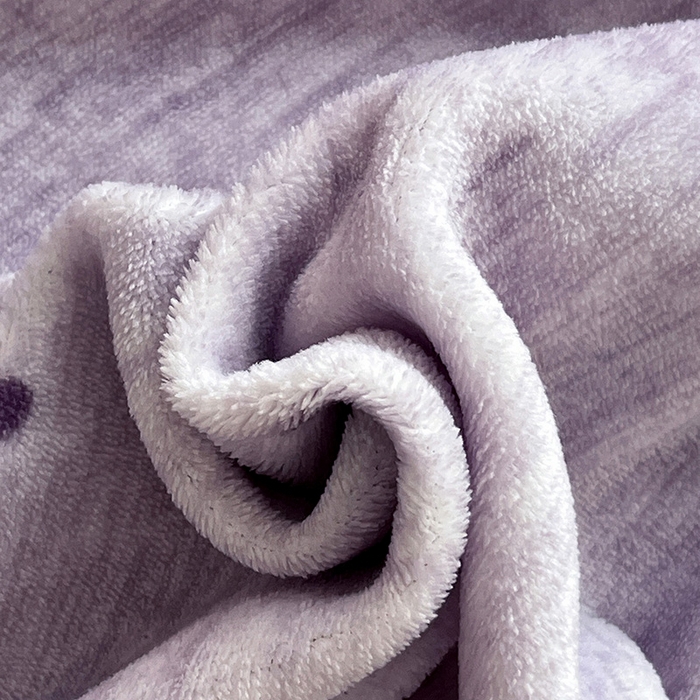 91家纺网 家纺一手货源 找家纺 名品家纺 2025新款新款加厚牛奶绒床单牛奶绒-爱心紫