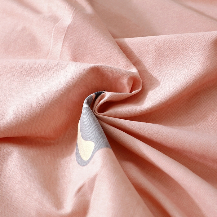 91家纺网 家纺一手货源 找家纺 晶缦家纺 2025叶语系·纯棉活性全棉磨毛单床单单品床单床单单件 情怀粉