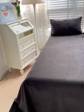 91家纺网 家纺一手货源 找家纺 名品家纺 2025新款新款加厚牛奶绒床单牛奶绒-奶黑