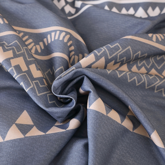 91家纺网 家纺一手货源 找家纺 晶缦家纺 2025叶语系·纯棉活性全棉磨毛单床单单品床单床单单件 维卡斯灰