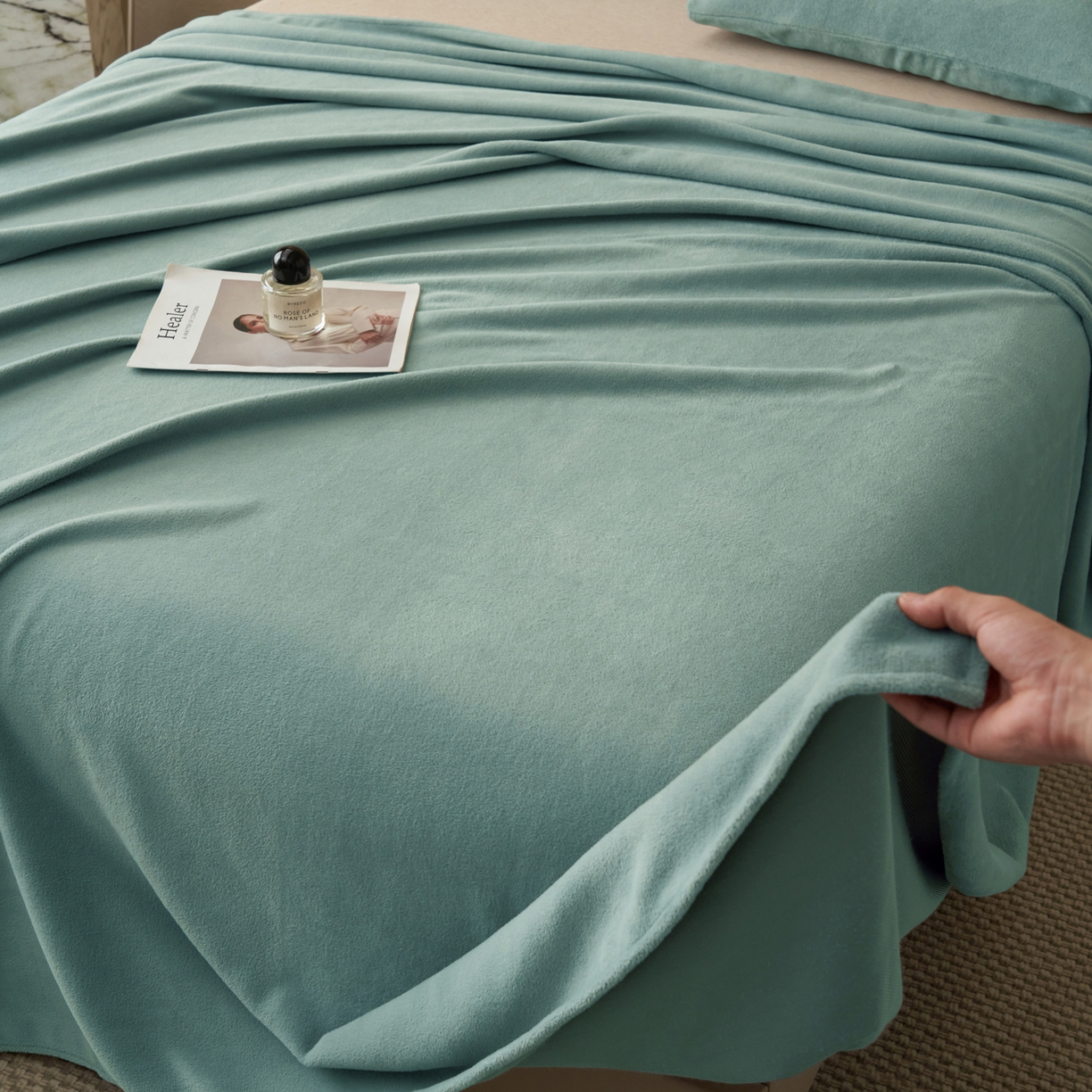 91家纺网 家纺一手货源 找家纺 （总）早晨家纺 2025新款牛奶绒纯色单床单