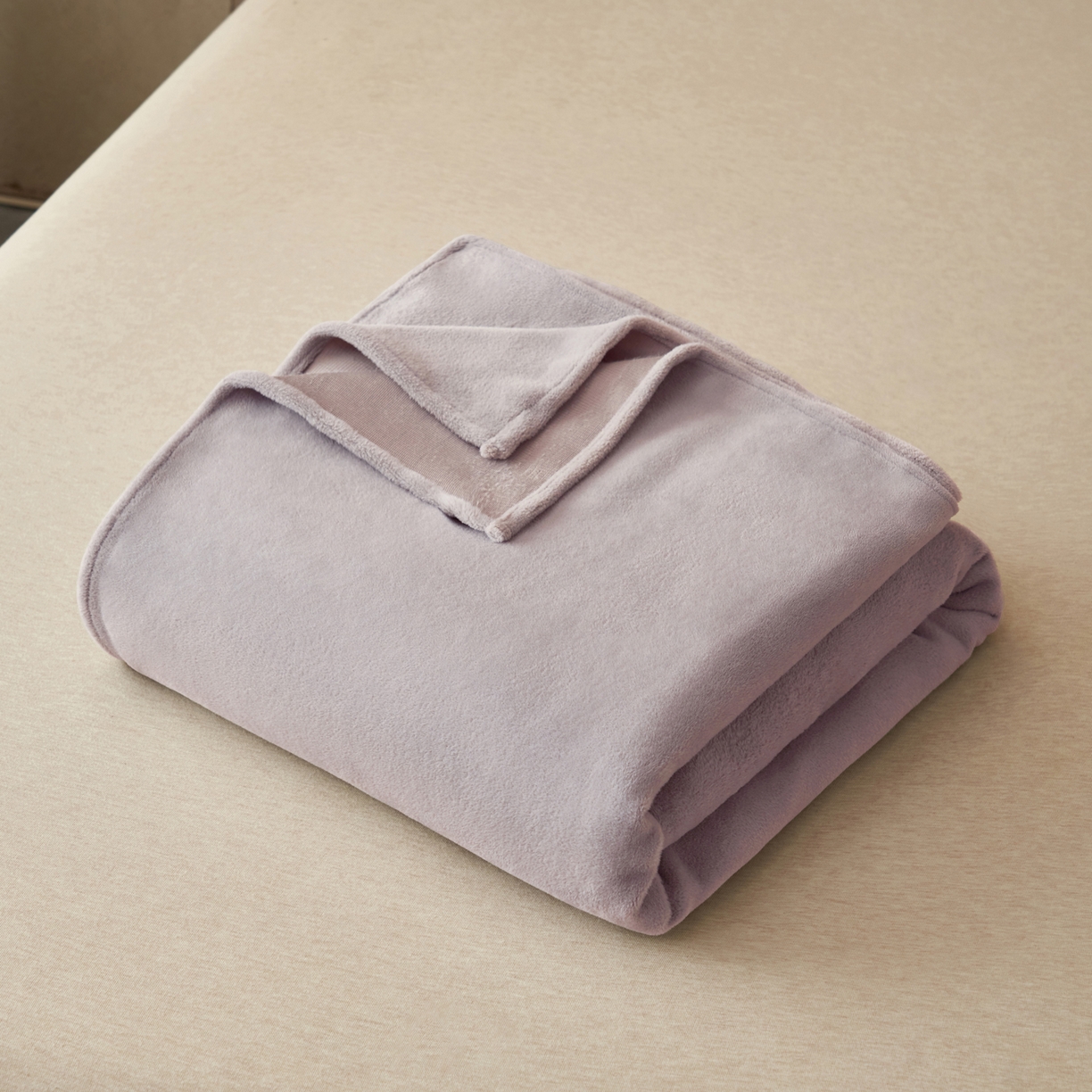 91家纺网 家纺一手货源 找家纺 早晨家纺 2025新款牛奶绒纯色单床单 牛奶绒-浅紫