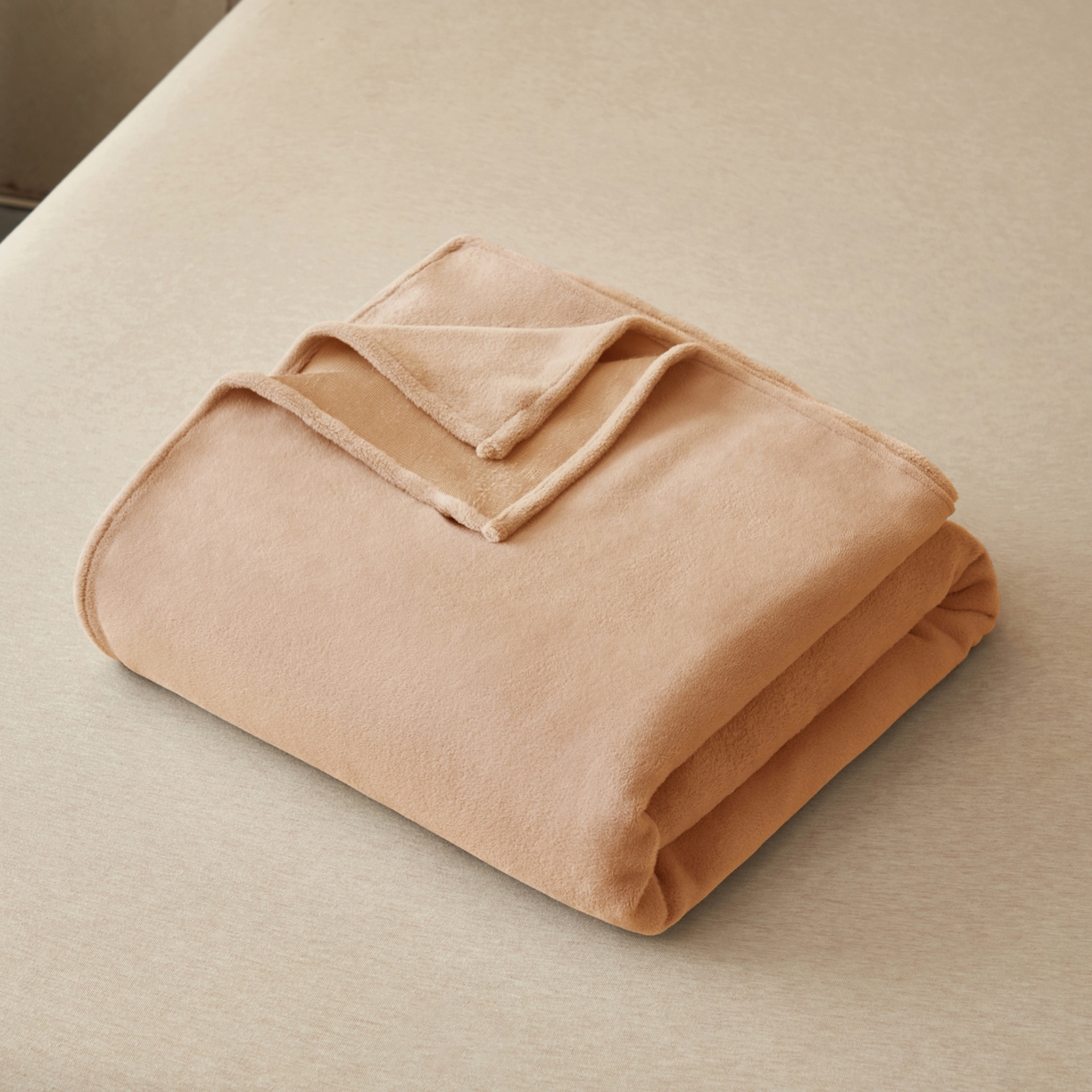 91家纺网 家纺一手货源 找家纺 早晨家纺 2025新款牛奶绒纯色单床单 牛奶绒-橘色