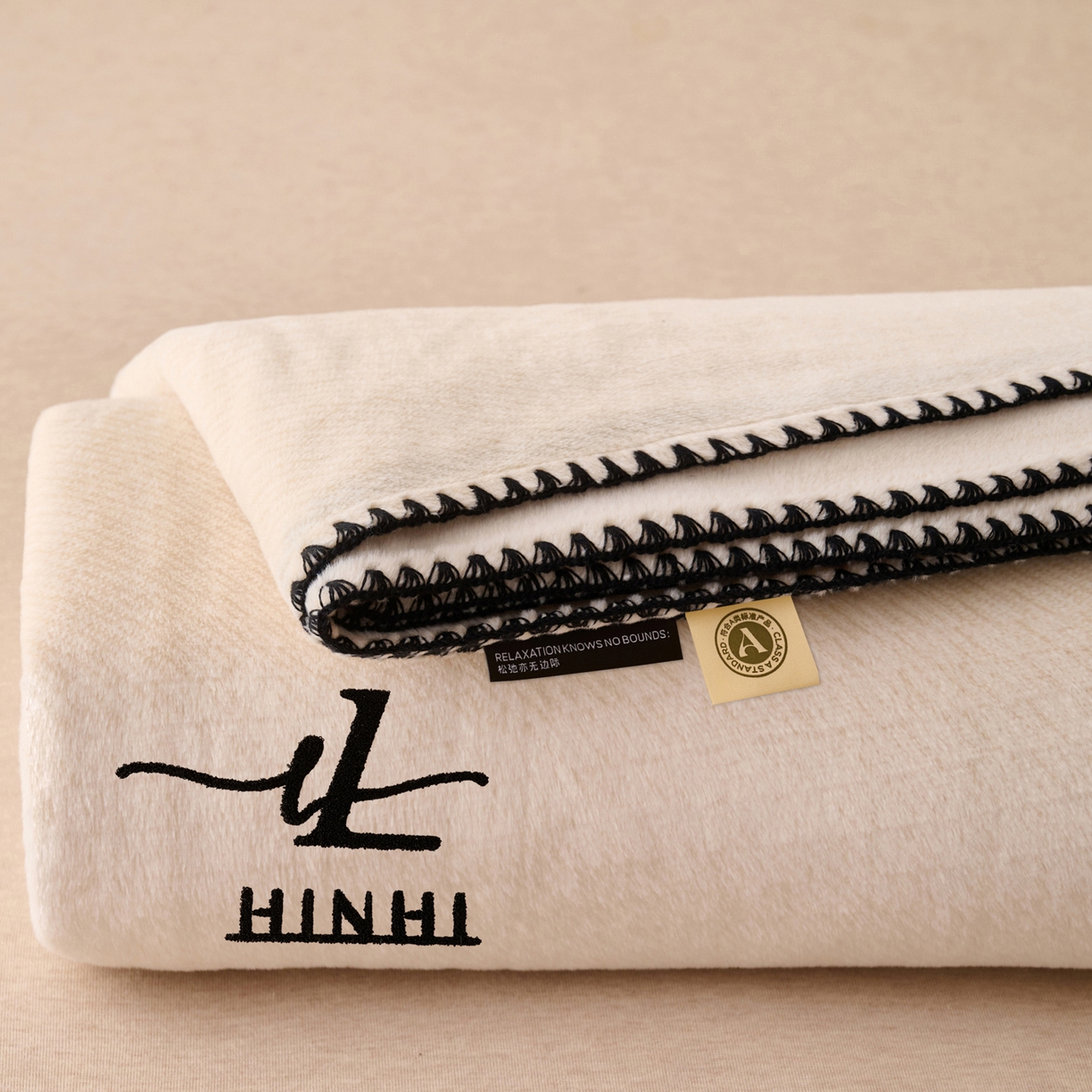 91家纺网 家纺一手货源 找家纺 早晨家纺 2025新款流星款高克重牛奶绒阳离子提花兔毛单床单 流星-奶白