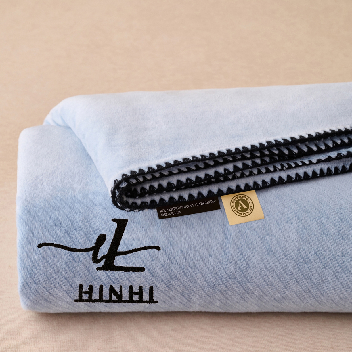 早晨家纺 2025新款流星款高克重牛奶绒阳离子提花兔毛单床单 流星-雾蓝