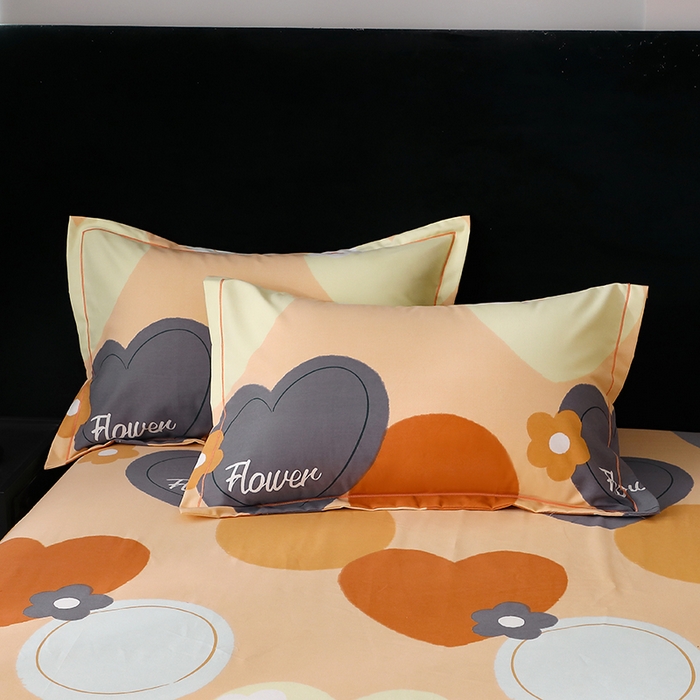 （总）2025新款叶语系-加厚纯棉活性全棉磨毛枕套 印花保暖纯棉磨毛单品枕套单枕套单件一对装