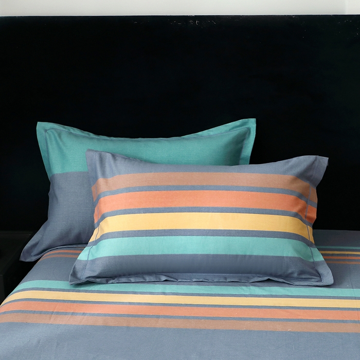 91家纺网 家纺一手货源 找家纺 （总）2025新款叶语系-加厚纯棉活性全棉磨毛枕套 印花保暖纯棉磨毛单品枕套单枕套单件一对装