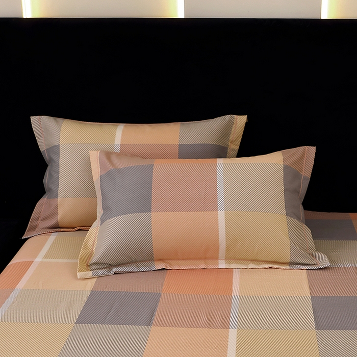 91家纺网 家纺一手货源 找家纺 （总）2025新款叶语系-加厚纯棉活性全棉磨毛枕套 印花保暖纯棉磨毛单品枕套单枕套单件一对装