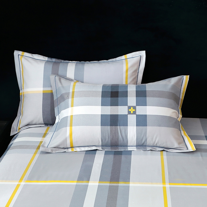 91家纺网 家纺一手货源 找家纺 （总）2025新款叶语系-加厚纯棉活性全棉磨毛枕套 印花保暖纯棉磨毛单品枕套单枕套单件一对装