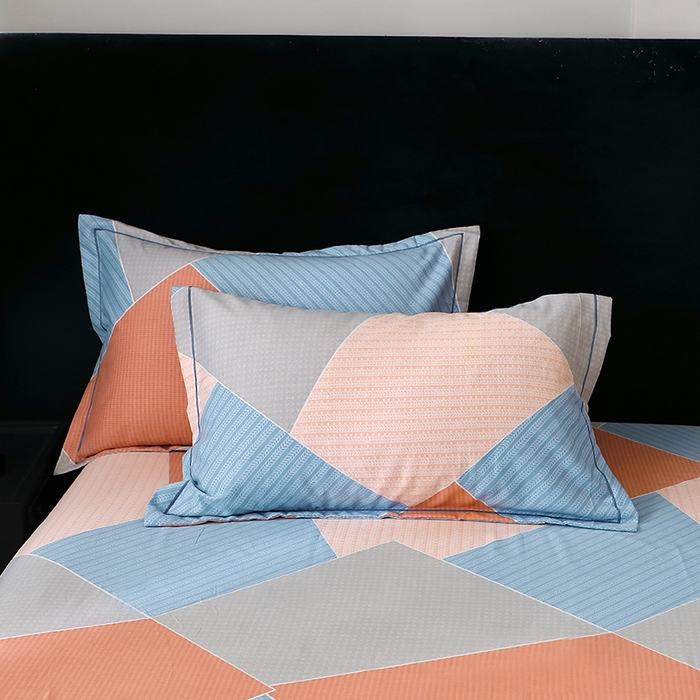 91家纺网 家纺一手货源 找家纺 （总）2025新款叶语系-加厚纯棉活性全棉磨毛枕套 印花保暖纯棉磨毛单品枕套单枕套单件一对装