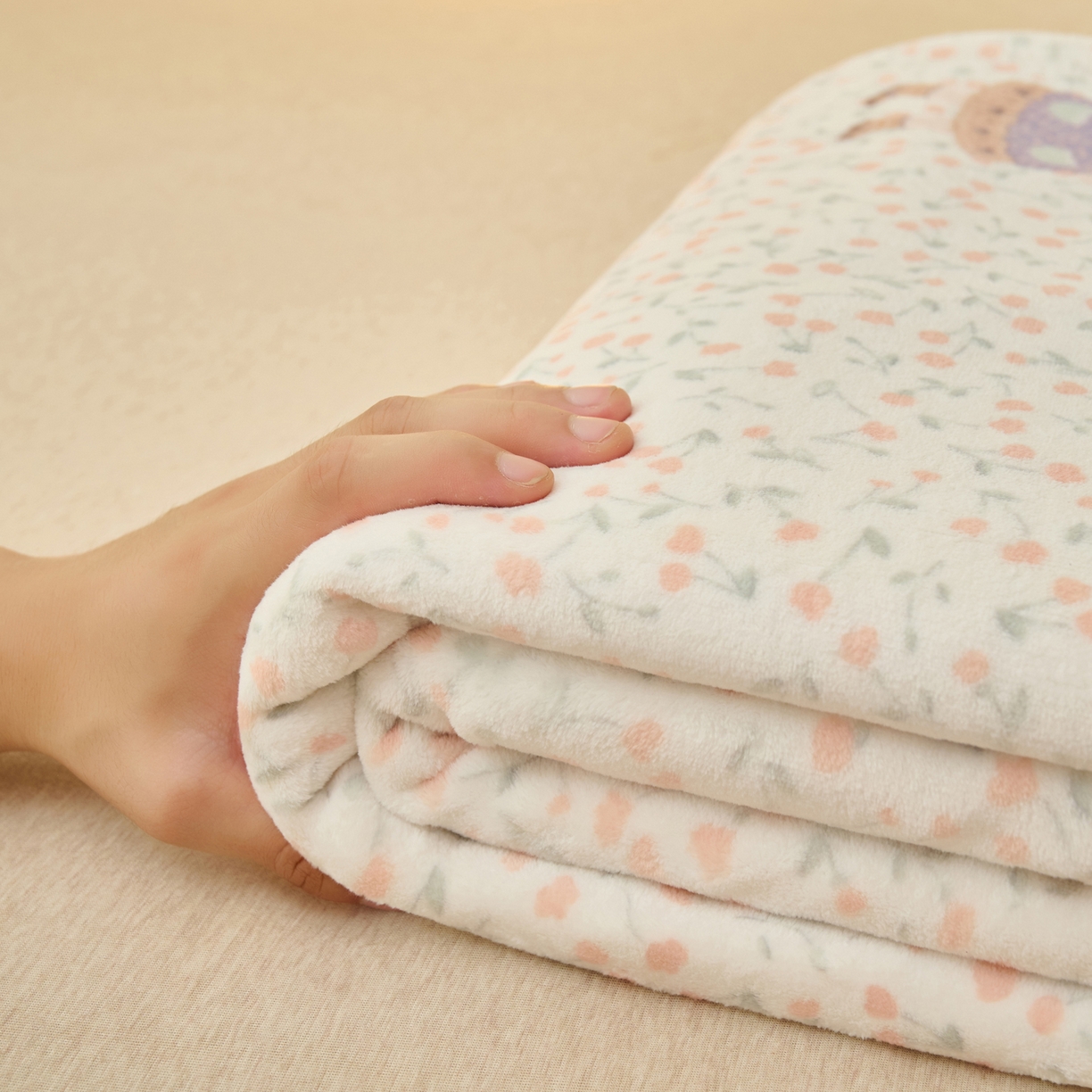 91家纺网 家纺一手货源 找家纺 （总）早晨家纺 2025新款卡通印花高克重牛奶绒印花单床单