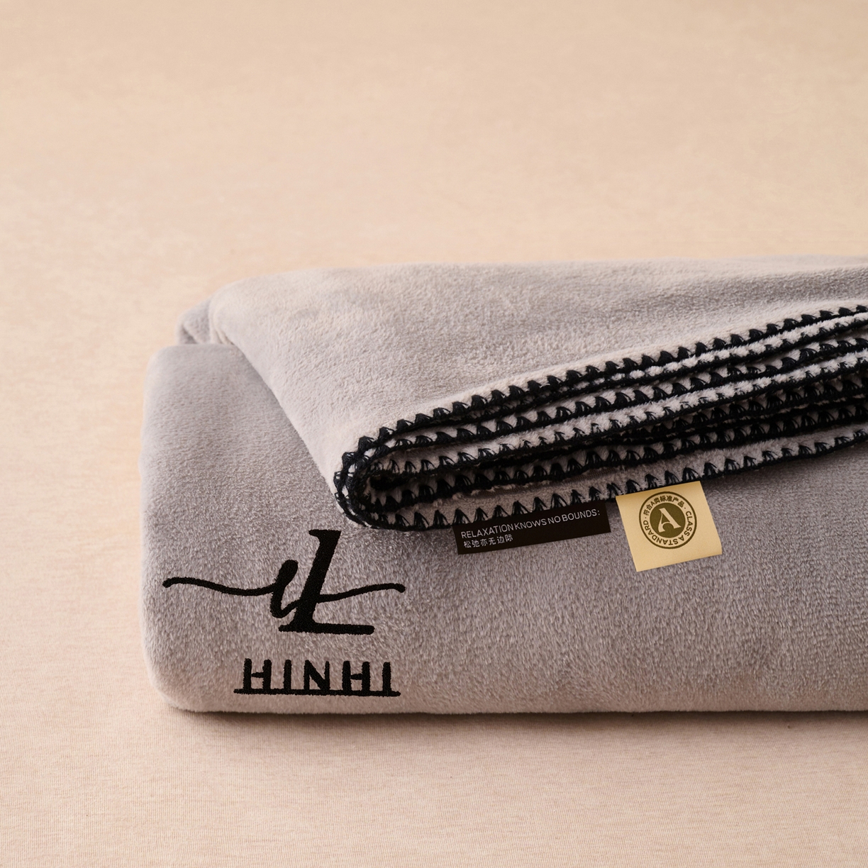 早晨家纺 2025新款华泰款高克重牛奶绒仿羊绒单床单系列 华泰-高级灰