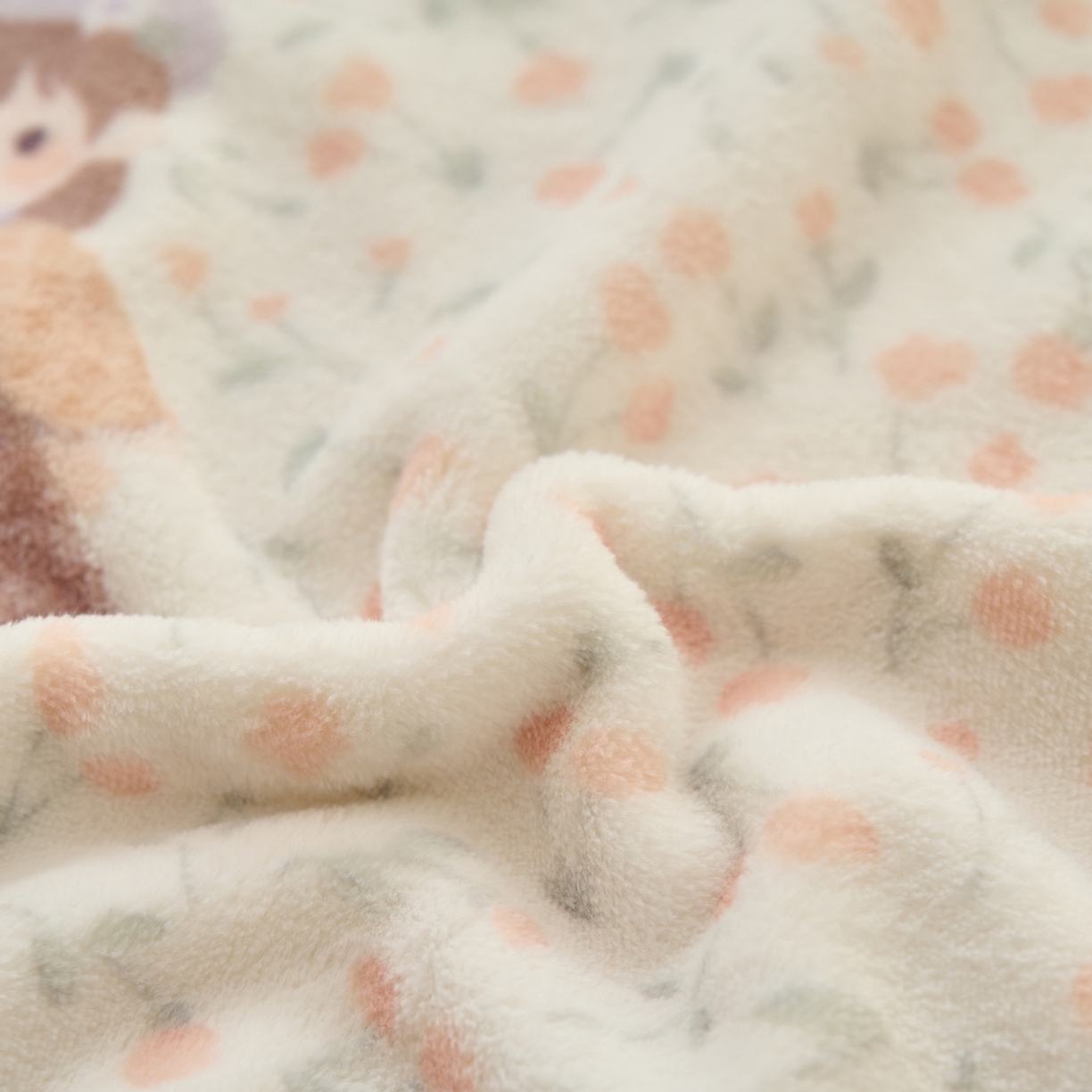 91家纺网 家纺一手货源 找家纺 早晨家纺 2025新款卡通印花高克重牛奶绒印花单床单 童梦谣