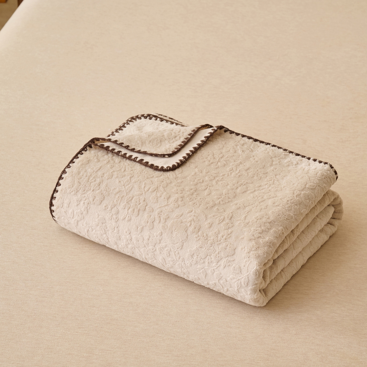 91家纺网 家纺一手货源 找家纺 早晨家纺 2025新款蝴蝶兰款高克重牛奶绒烂花单床单 蝴蝶兰-米驼