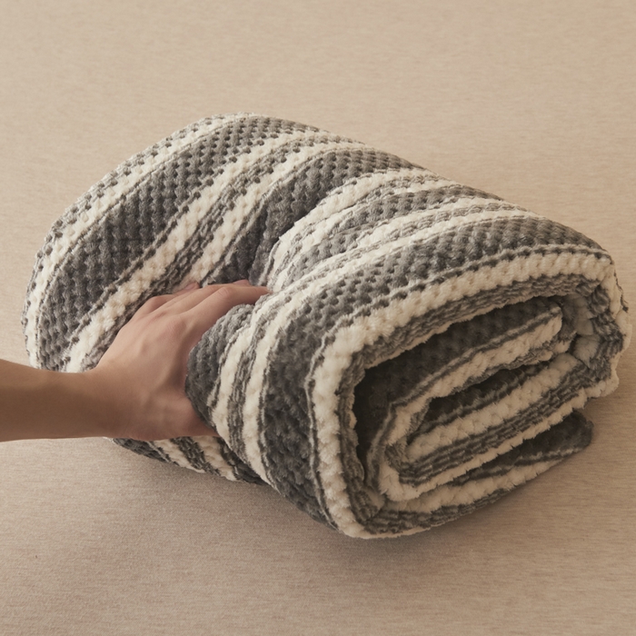 91家纺网 家纺一手货源 找家纺 （总）早晨家纺 2025新款豆豆款高克重牛奶绒菠萝格无印风床单