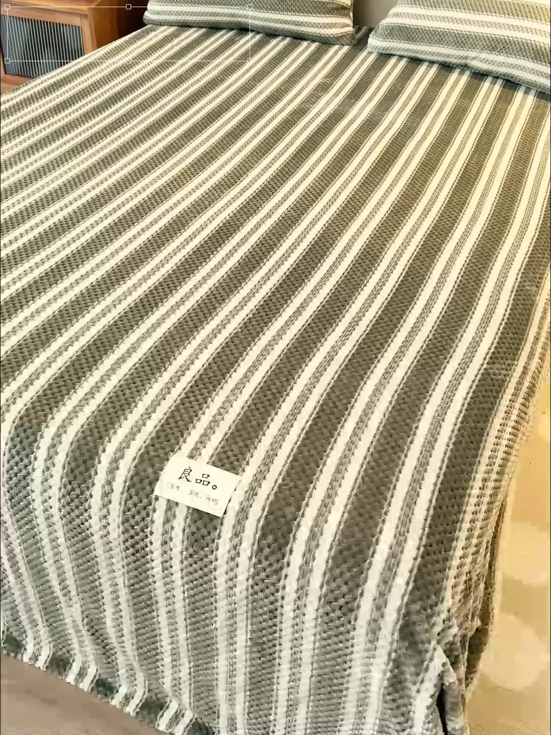 91家纺网 家纺一手货源 找家纺 早晨家纺 2025新款豆豆款高克重牛奶绒菠萝格无印风床单 豆豆绒-绿条