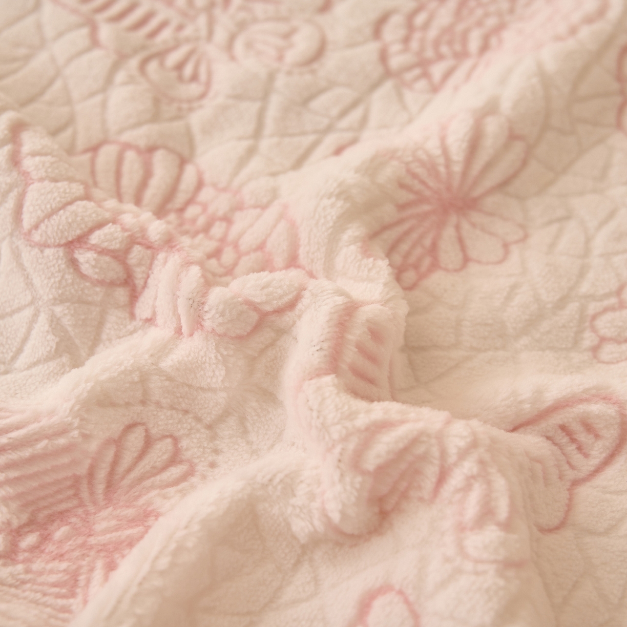 91家纺网 家纺一手货源 找家纺 早晨家纺 2025新款高克重牛奶绒烂花单品床单 粉絮