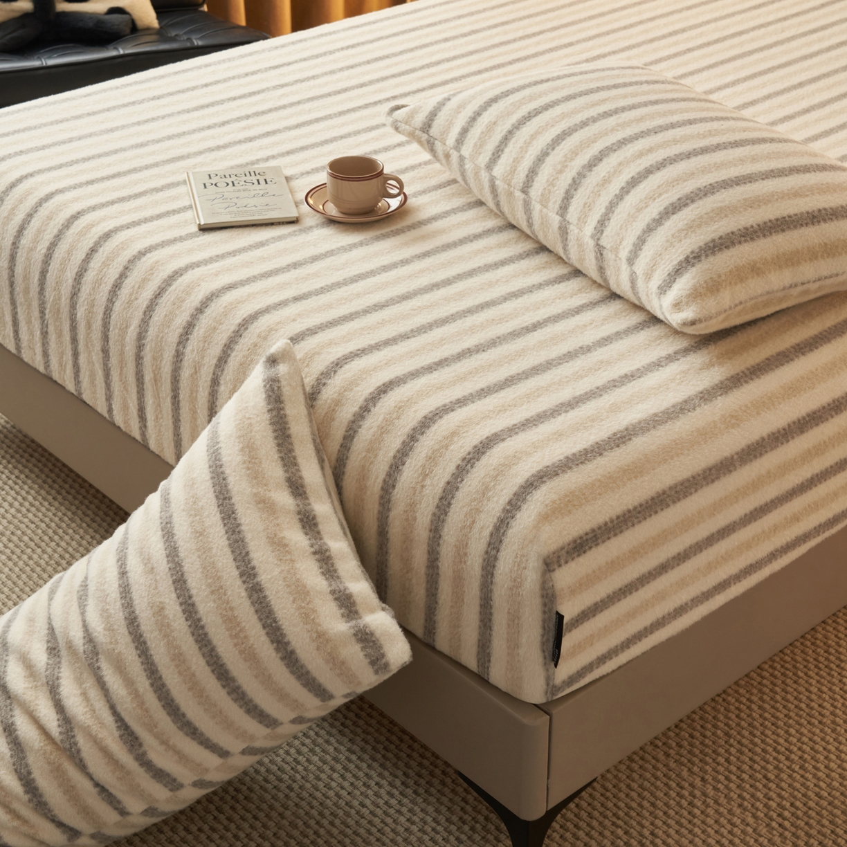 91家纺网 家纺一手货源 找家纺 （总）早晨家纺 2025新款未末款仿羊绒牛奶绒单枕套