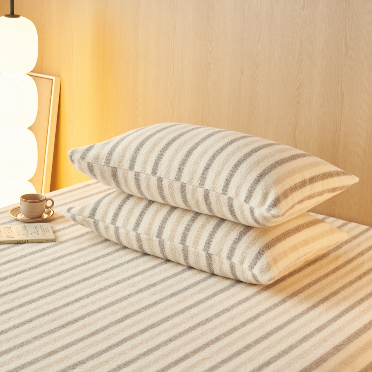 91家纺网 家纺一手货源 找家纺 （总）早晨家纺 2025新款未末款仿羊绒牛奶绒单枕套