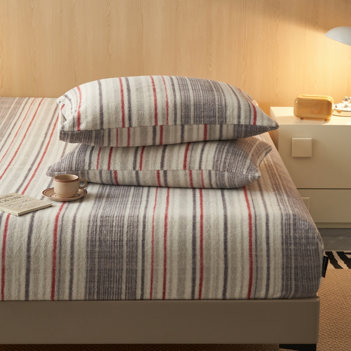 91家纺网 家纺一手货源 找家纺 （总）早晨家纺 2025新款未末款仿羊绒牛奶绒单枕套