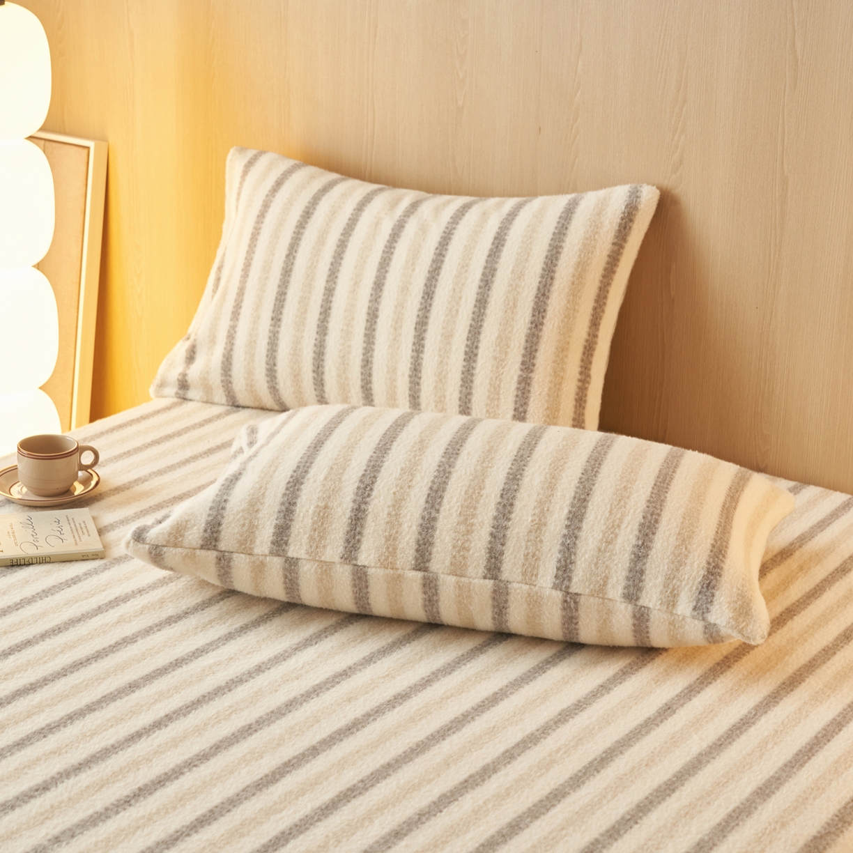 91家纺网 家纺一手货源 找家纺 （总）早晨家纺 2025新款未末款仿羊绒牛奶绒单枕套