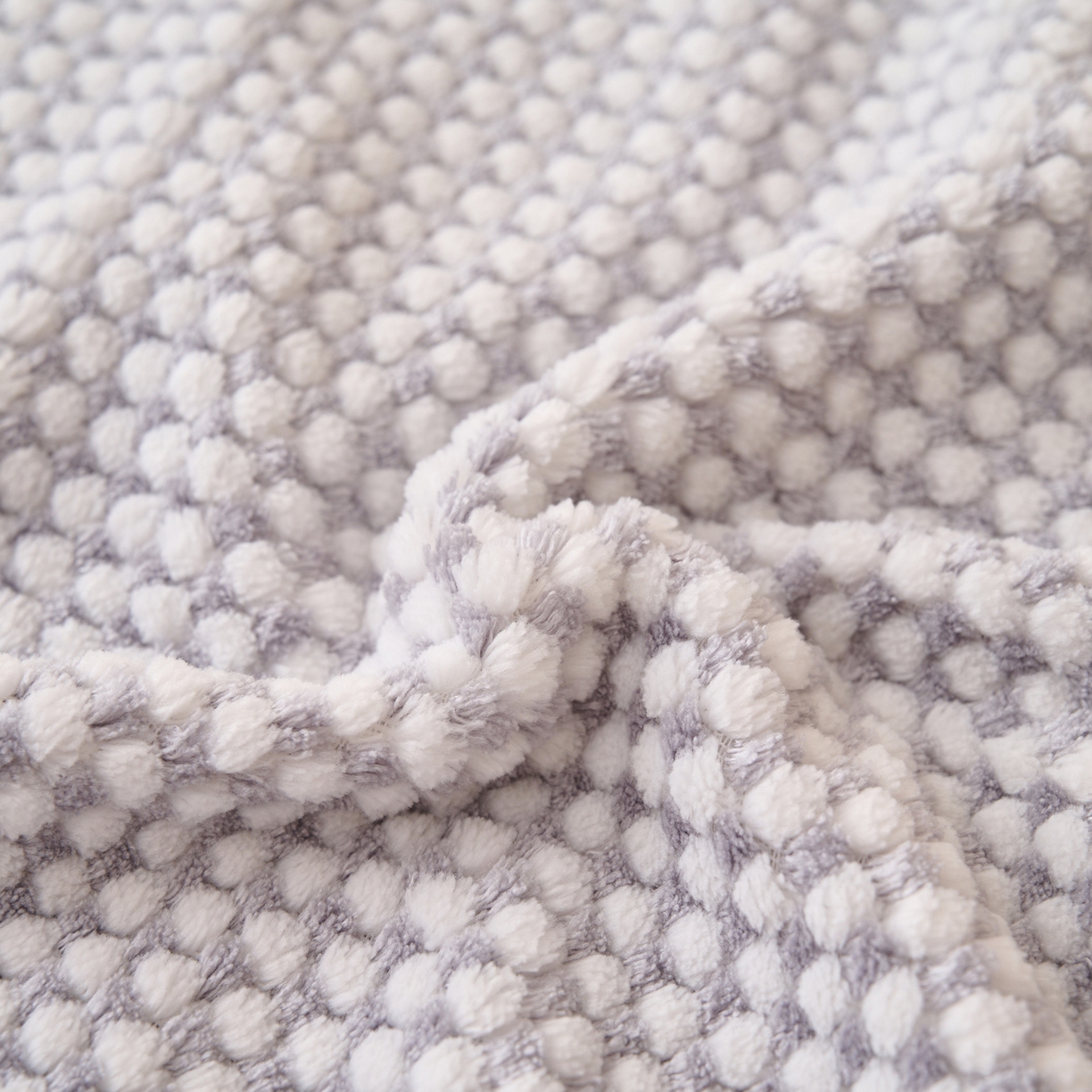 91家纺网 家纺一手货源 找家纺 早晨家纺 2025新款深蓝款高克重牛奶绒阳离子提花单枕套 深蓝-灰