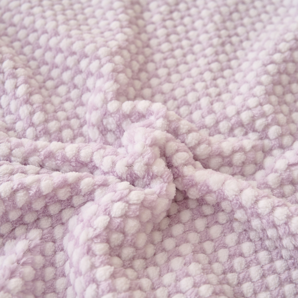 91家纺网 家纺一手货源 找家纺 早晨家纺 2025新款深蓝款高克重牛奶绒阳离子提花单枕套 深蓝-紫