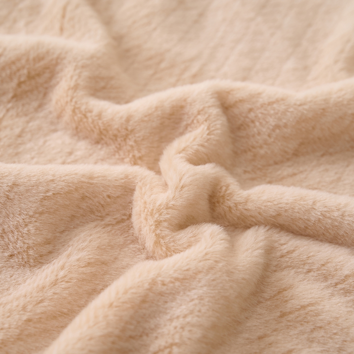 91家纺网 家纺一手货源 找家纺 早晨家纺 2025新款流星款高克重牛奶绒阳离子提花兔毛单枕套 流星-米驼