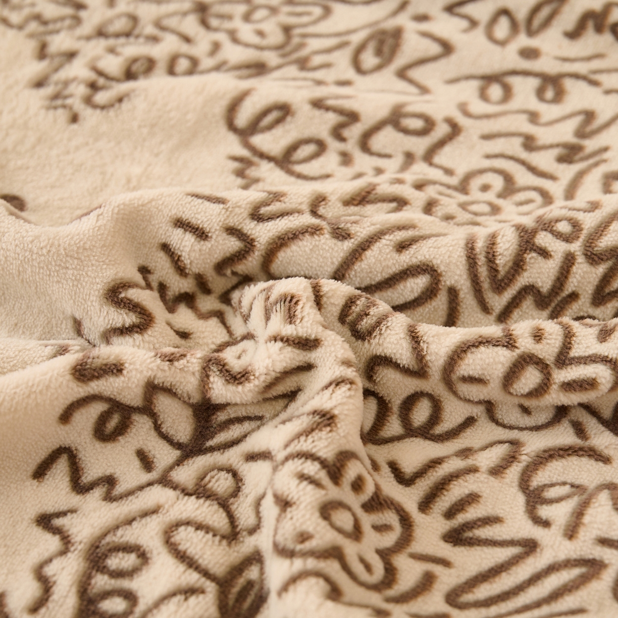 91家纺网 家纺一手货源 找家纺 早晨家纺 2025新款高克重牛奶绒烂花单品床单 萌喵漫庭