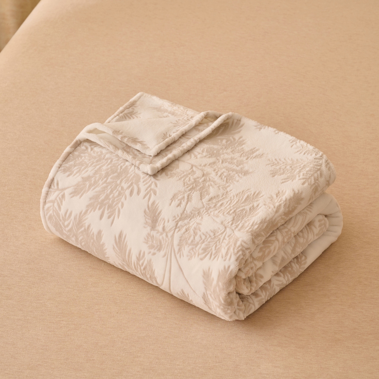 91家纺网 家纺一手货源 找家纺 早晨家纺 2025新款高克重牛奶绒烂花单品床单 叶韵