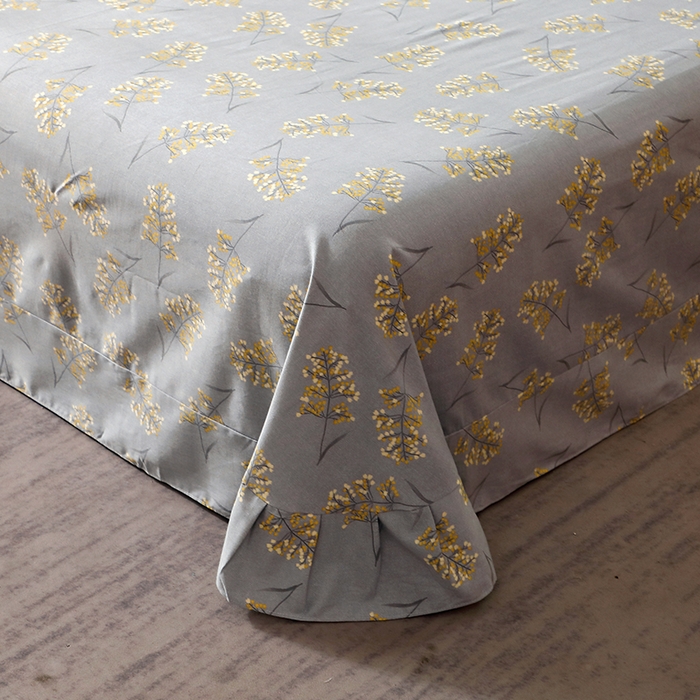 91家纺网 家纺一手货源 找家纺 晶缦家纺 2025叶语系·纯棉活性全棉磨毛四件套 絮语 绿