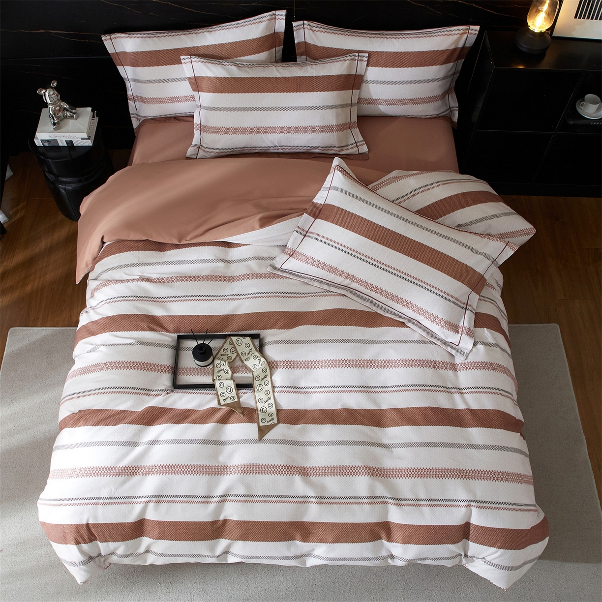 91家纺网 家纺一手货源 找家纺 （总）品乐家纺 2025新款32支超柔生态磨毛四件套