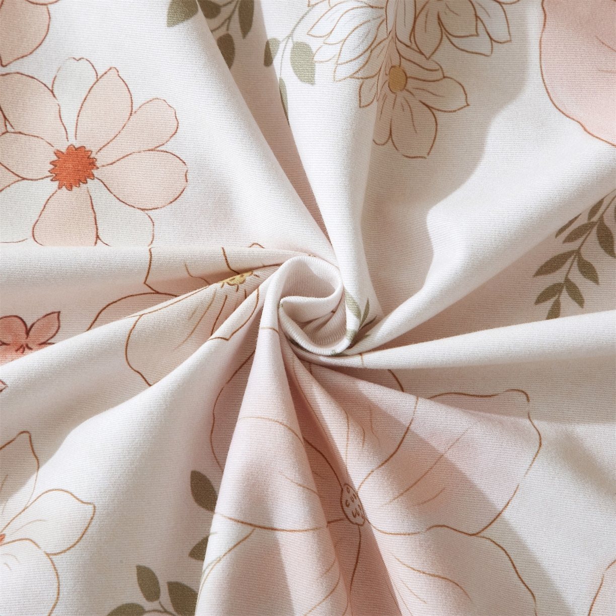 91家纺网 家纺一手货源 找家纺 品乐家纺 2025新款32支超柔生态磨毛四件套 春意