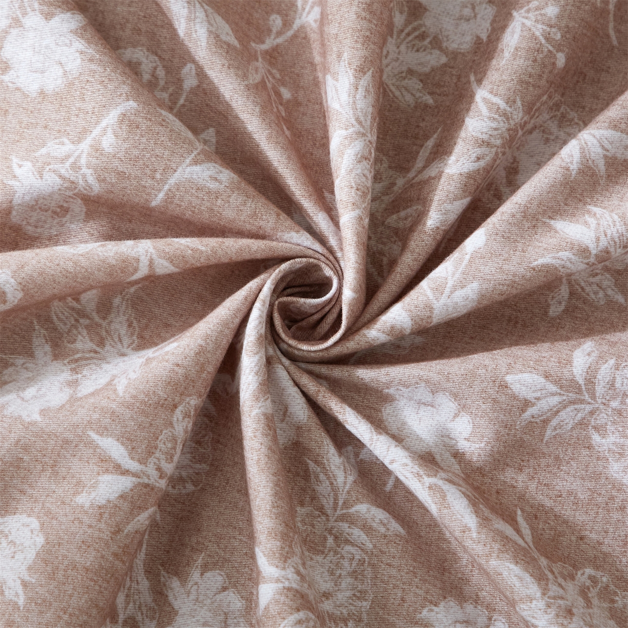 91家纺网 家纺一手货源 找家纺 品乐家纺 2025新款32支超柔生态磨毛四件套 兰序-桔