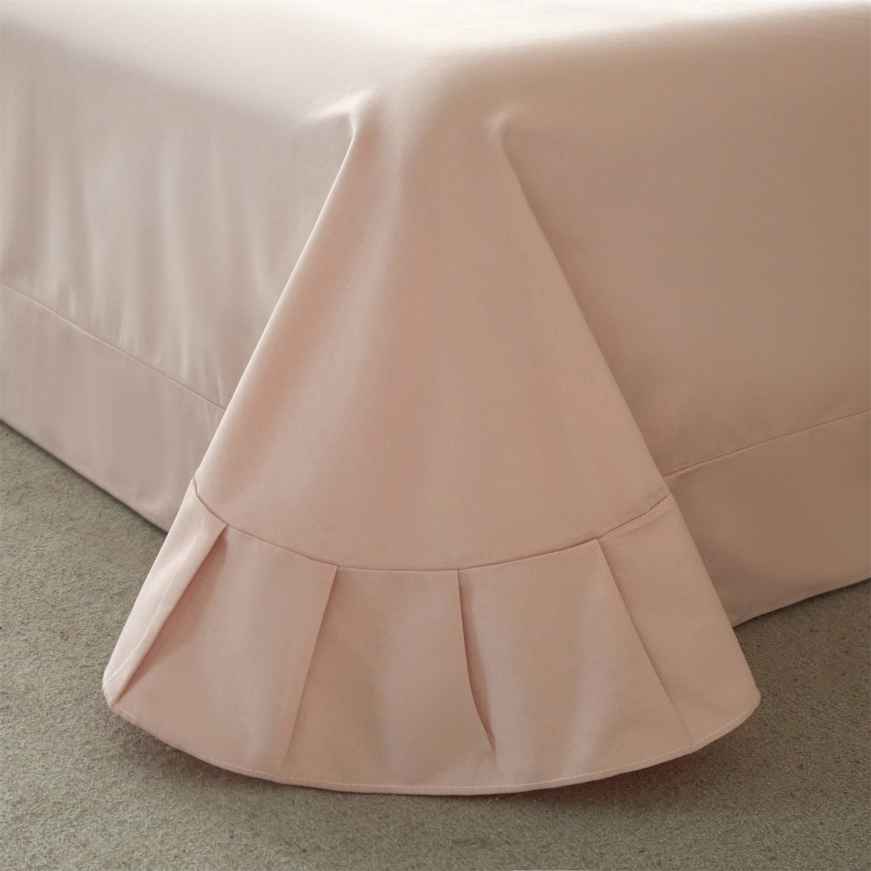 91家纺网 家纺一手货源 找家纺 品乐家纺 2025新款32支超柔生态磨毛四件套 桃汐-粉