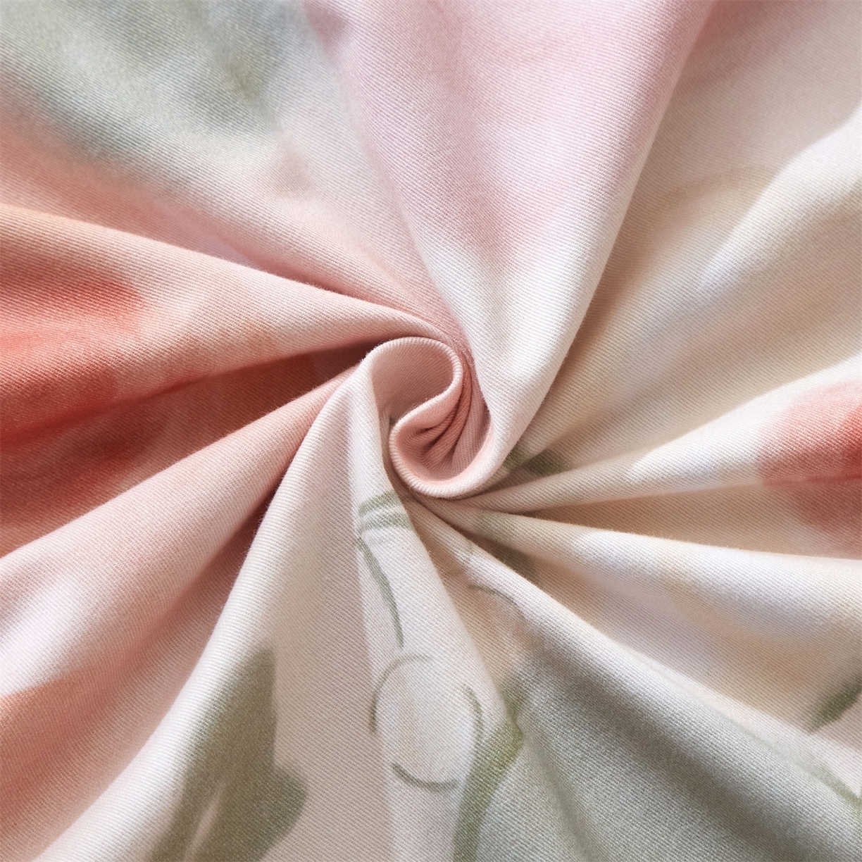 91家纺网 家纺一手货源 找家纺 品乐家纺 2025新款32支超柔生态磨毛四件套 桃汐-桔