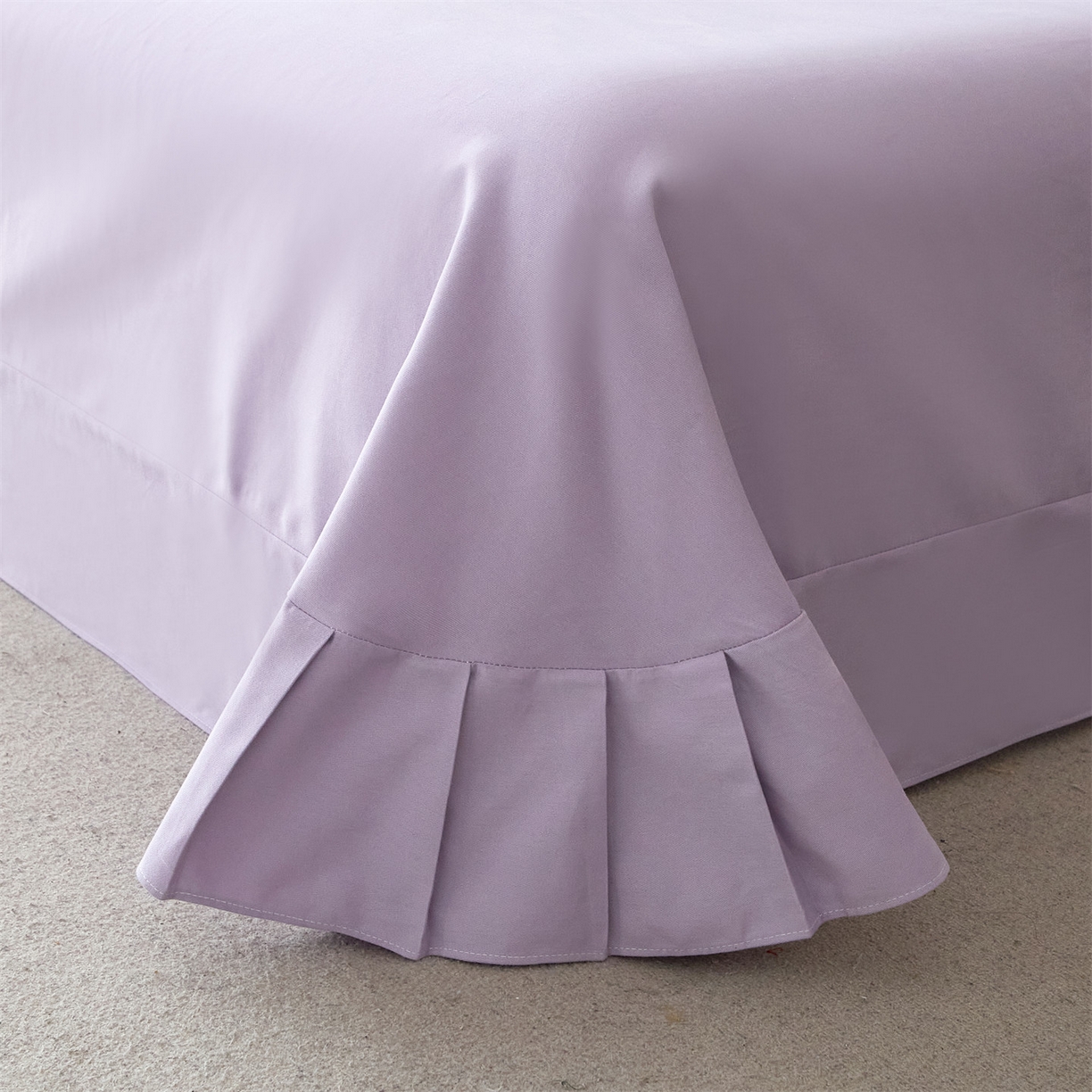 91家纺网 家纺一手货源 找家纺 品乐家纺 2025新款32支超柔生态磨毛四件套 郁郁幽兰-紫