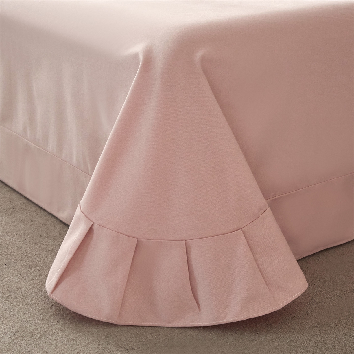 91家纺网 家纺一手货源 找家纺 品乐家纺 2025新款32支超柔生态磨毛四件套 芷柔-粉