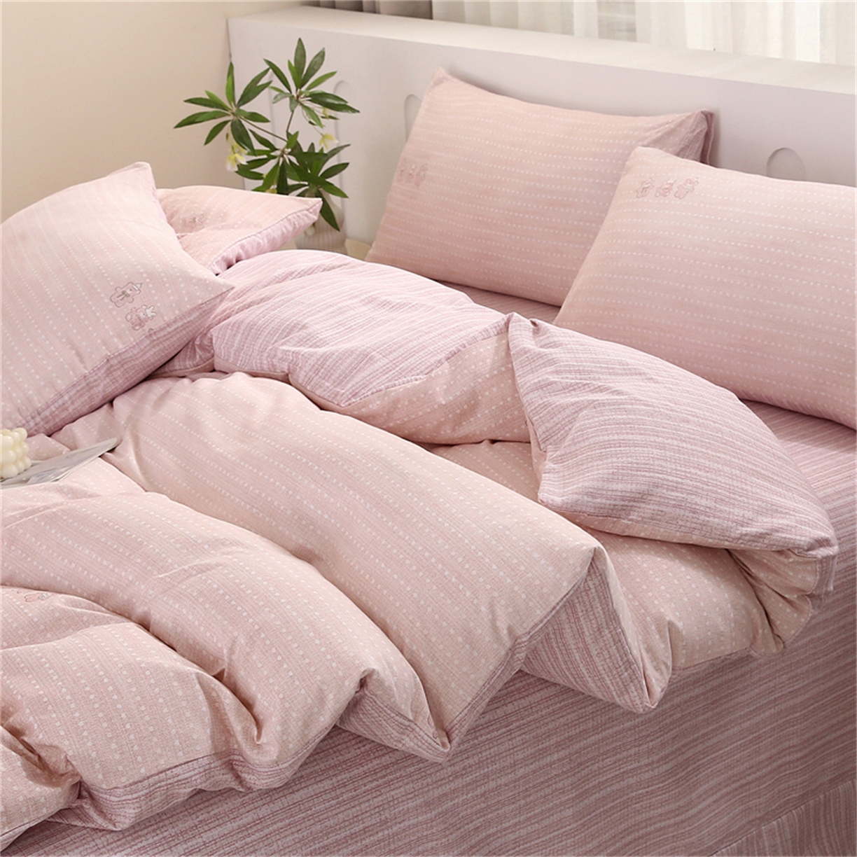 91家纺网 家纺一手货源 找家纺 （总）织写 2025新款加厚磨毛澳绒棉四件套