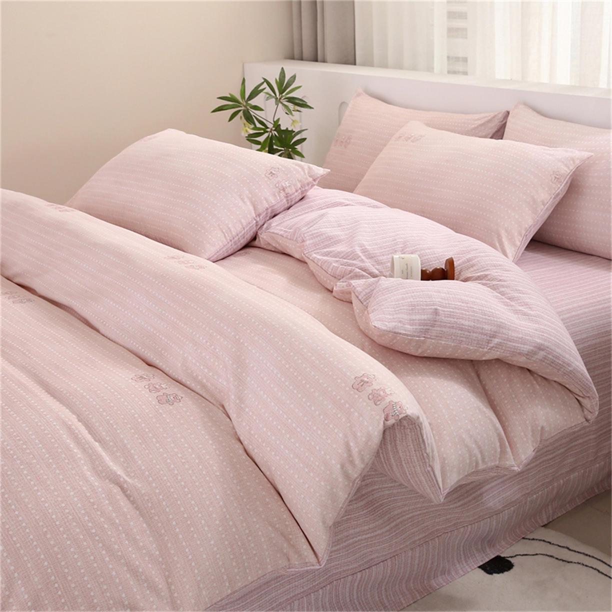 91家纺网 家纺一手货源 找家纺 （总）织写 2025新款加厚磨毛澳绒棉四件套