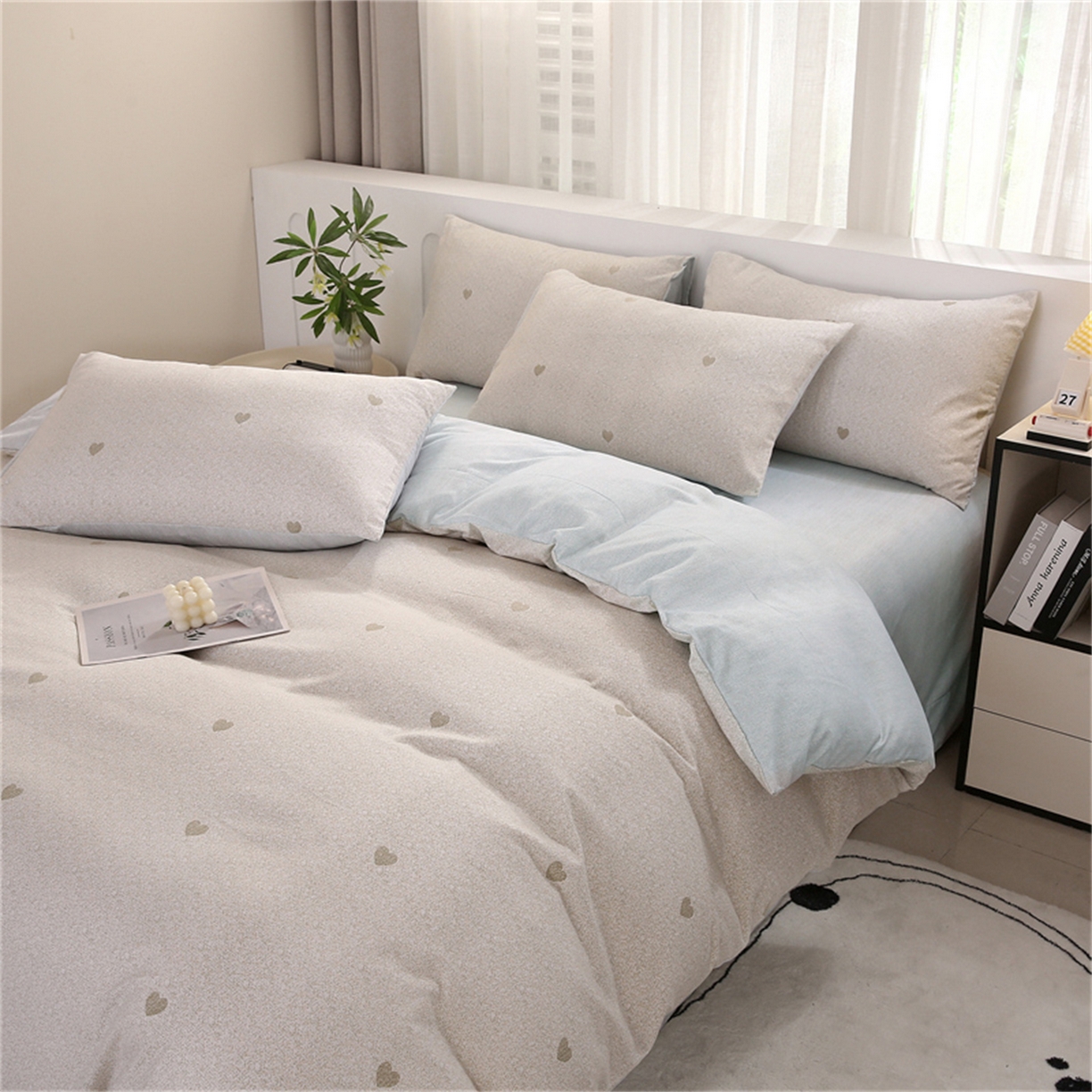 91家纺网 家纺一手货源 找家纺 织写 2025新款加厚磨毛澳绒棉四件套 快乐魔法