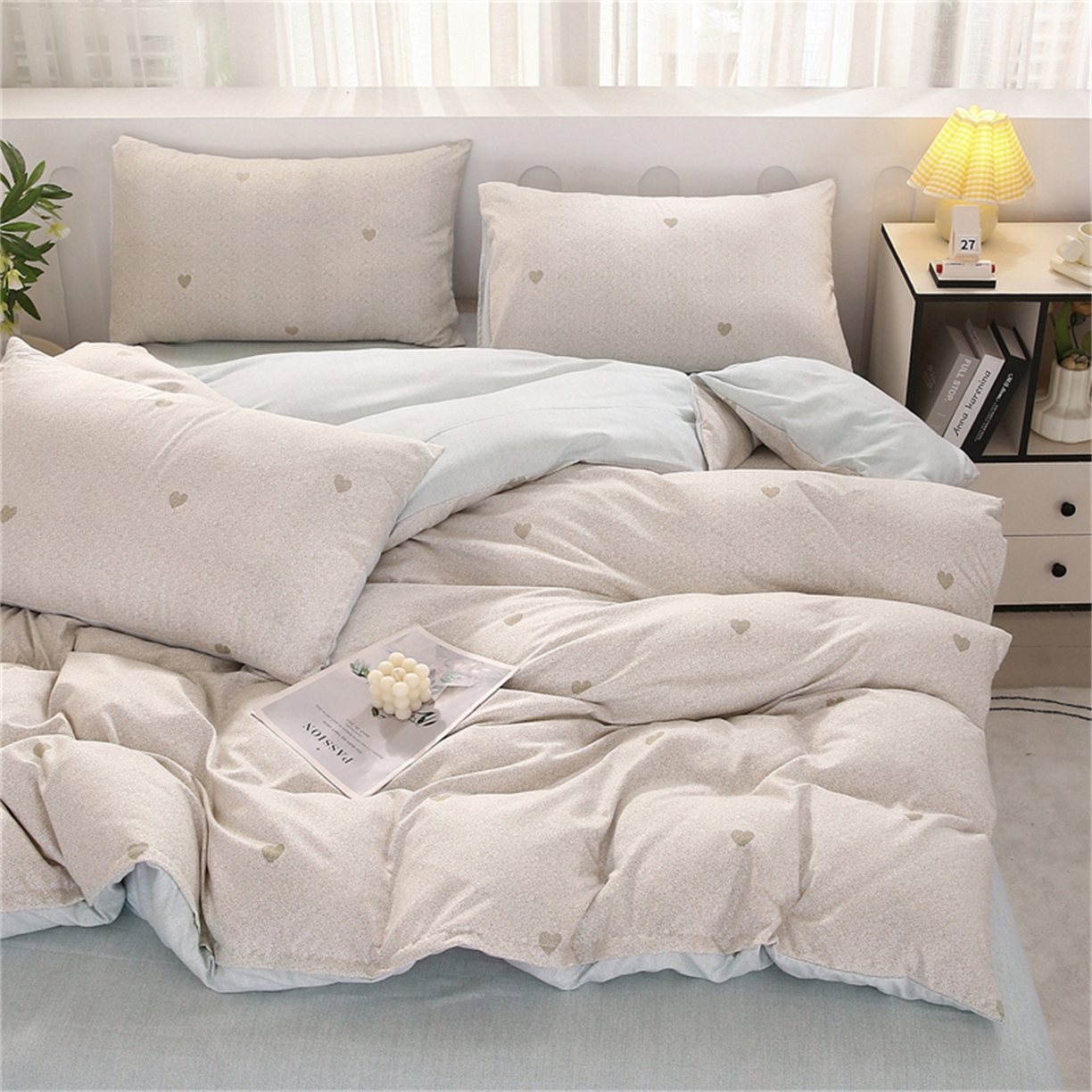 91家纺网 家纺一手货源 找家纺 织写 2025新款加厚磨毛澳绒棉四件套 快乐魔法